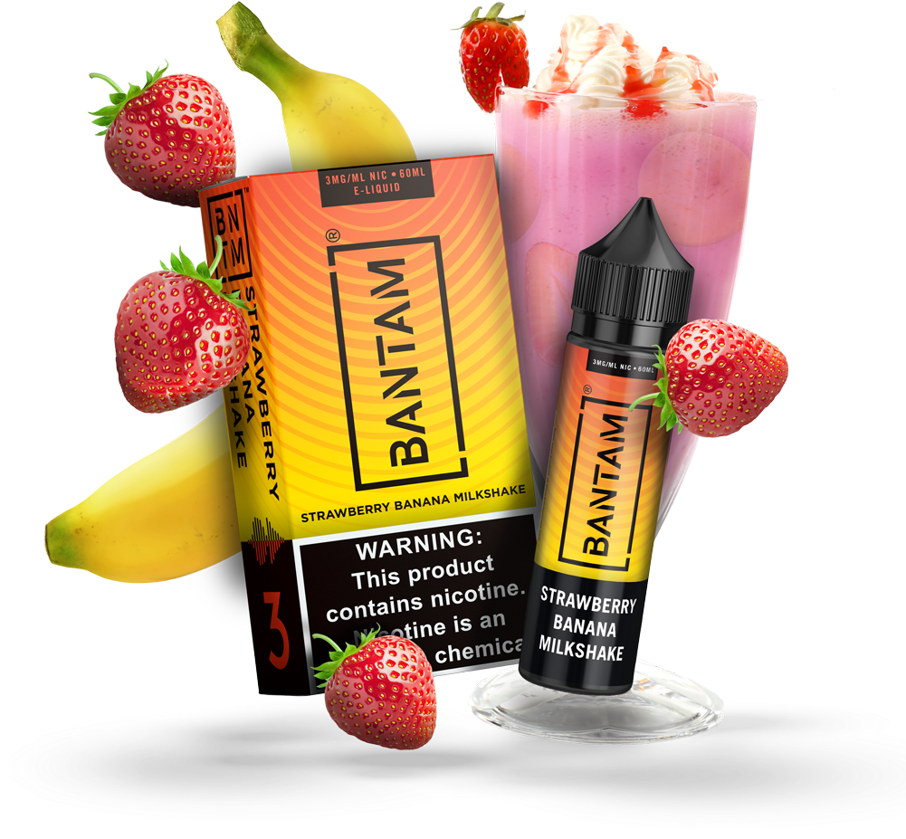 Strawberry Banana Eliquid Product Display