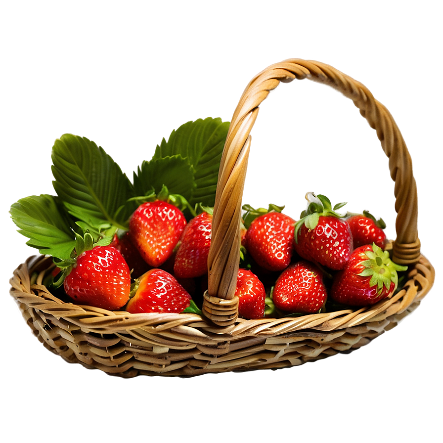 Strawberry Basket Png Ssq14