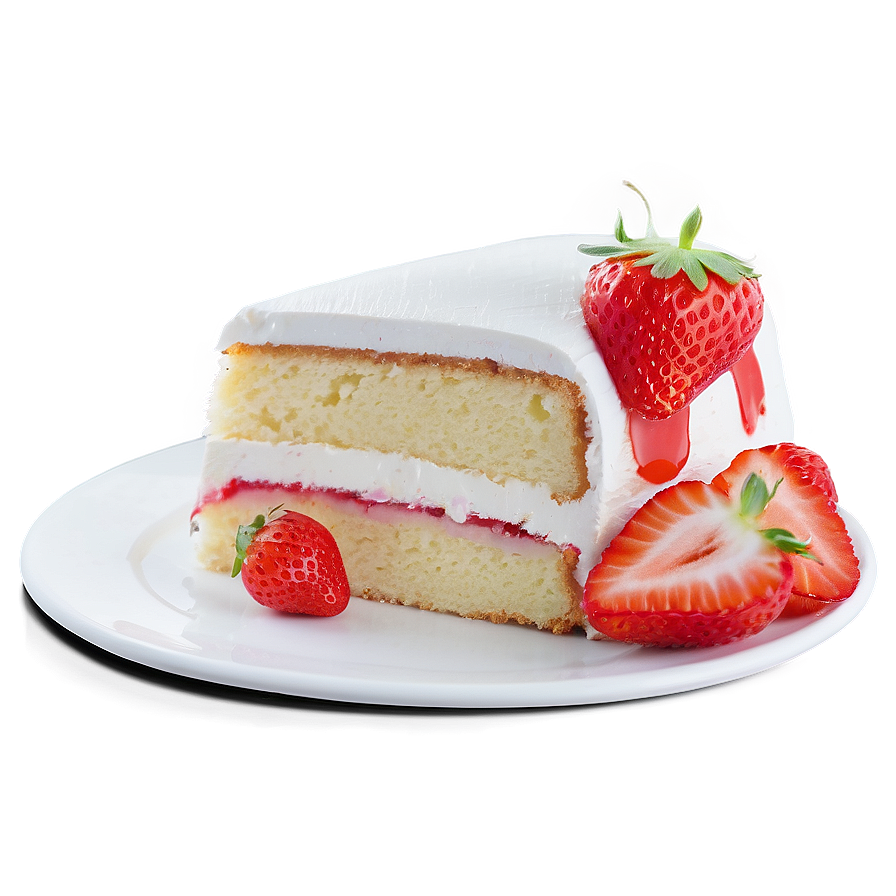 Strawberry Chiffon Cake Png Lsd