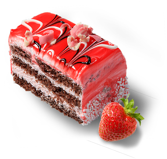 Pastry Strawberry Cake Png, Transparent Png PNG with transparent background