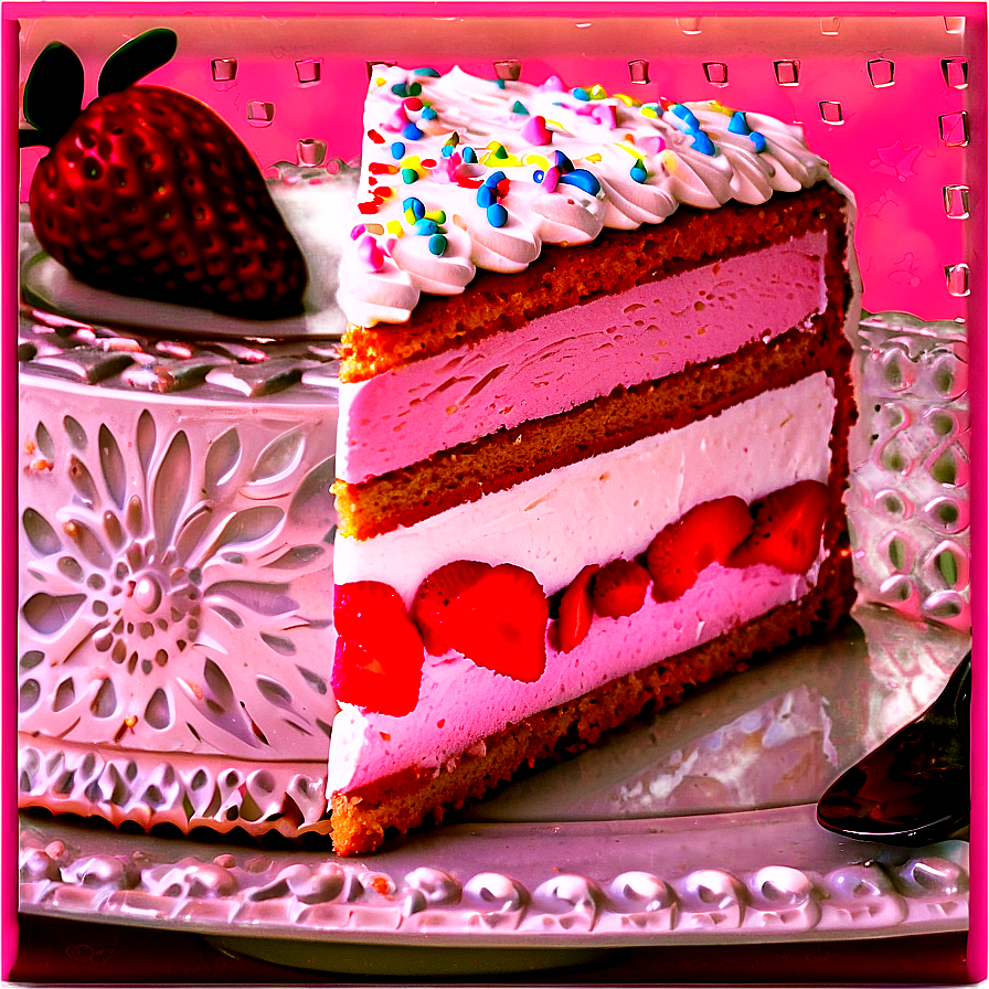 Strawberry Cream Cake PNG hvr82 PNG image with a transparent background, free high-resolution download