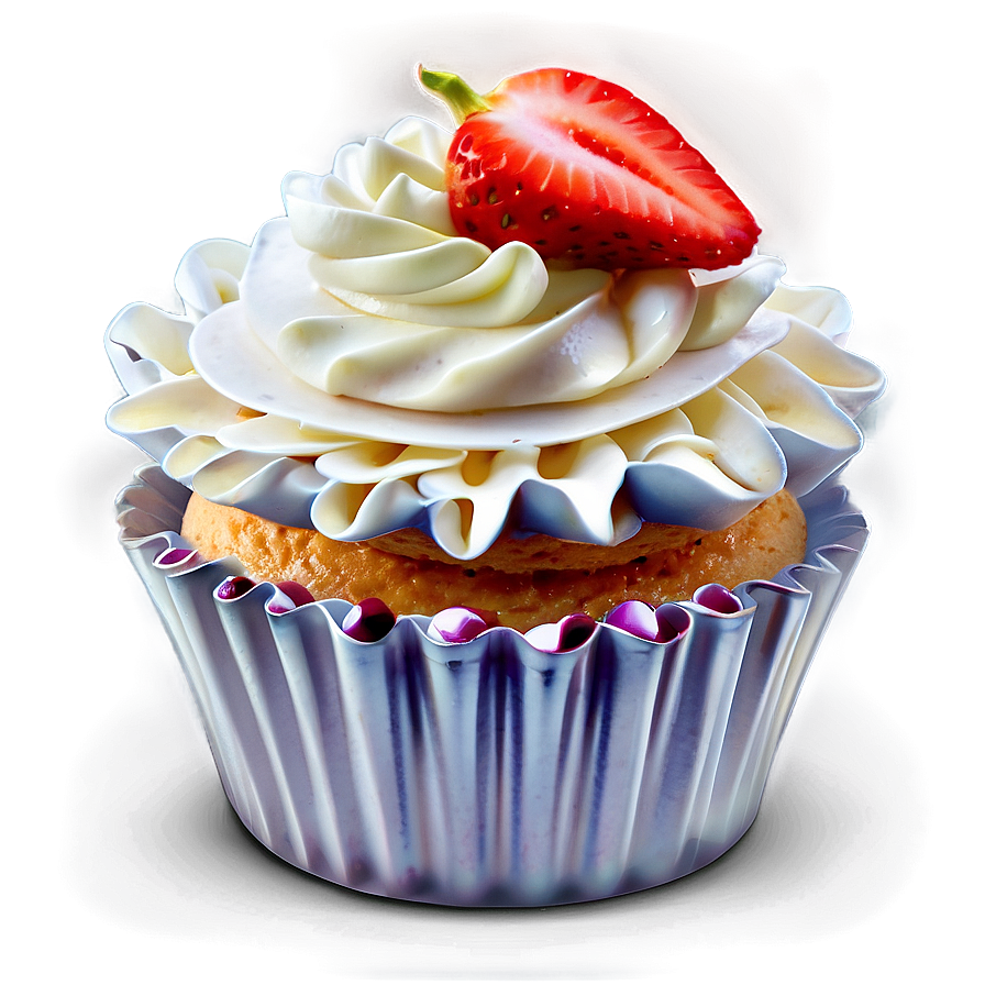 Strawberry Cupcake PNG 05032024 PNG with transparent background