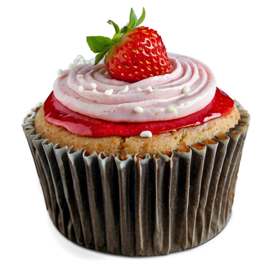 Strawberry Cupcake PNG ljk PNG with transparent background