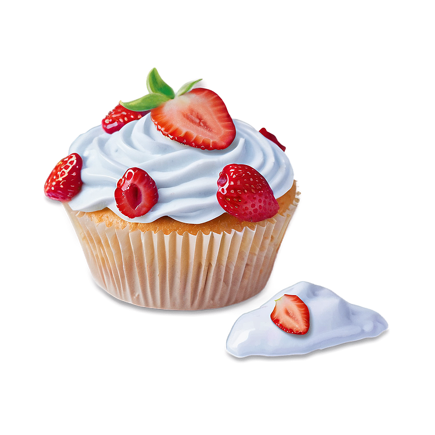 Strawberry Cupcakes Png Qhv43