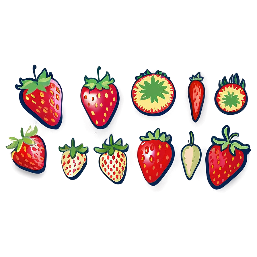 Strawberry Drawing Png 05042024