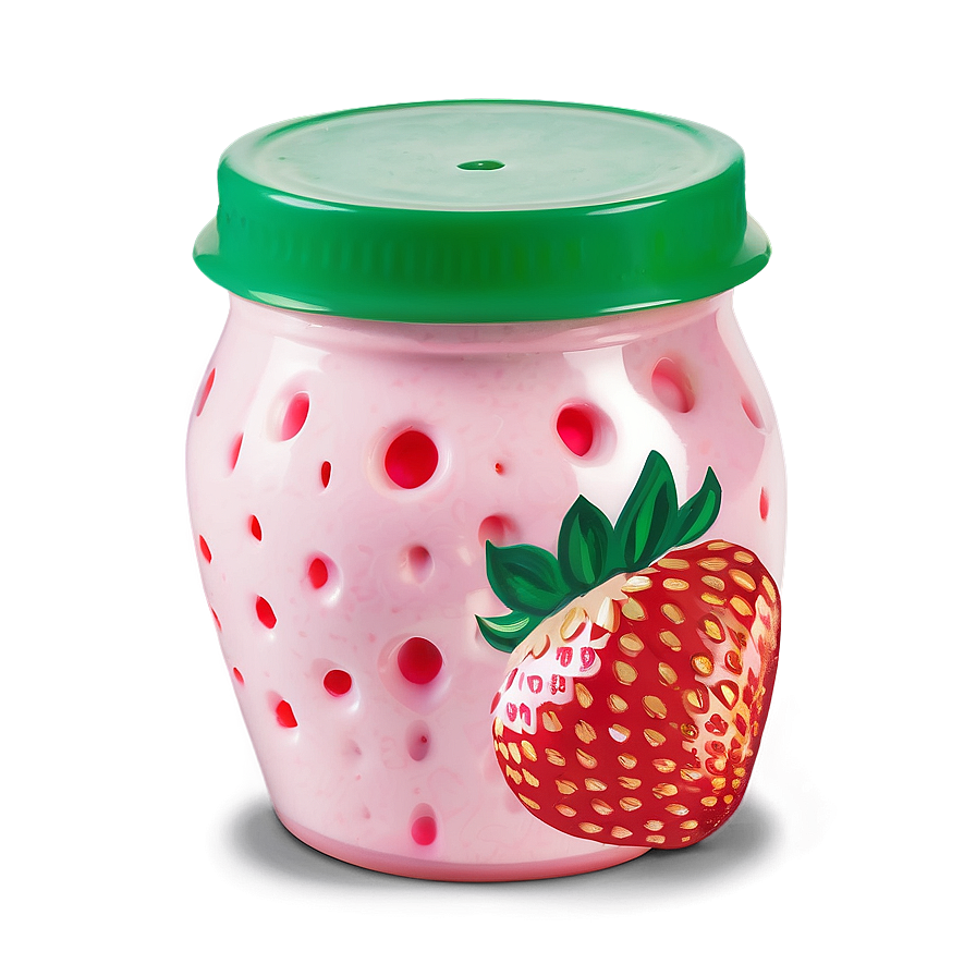 Strawberry Flavored Milk PNG 05232024 PNG with transparent background