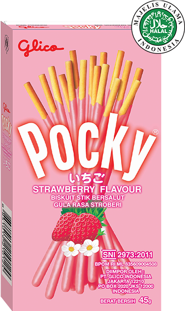 Strawberry Flavored Pocky Box Indonesia