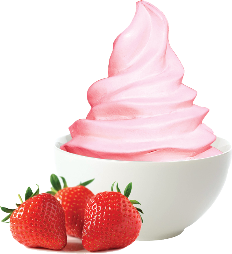 Strawberry Frozen Yogurt Swirl