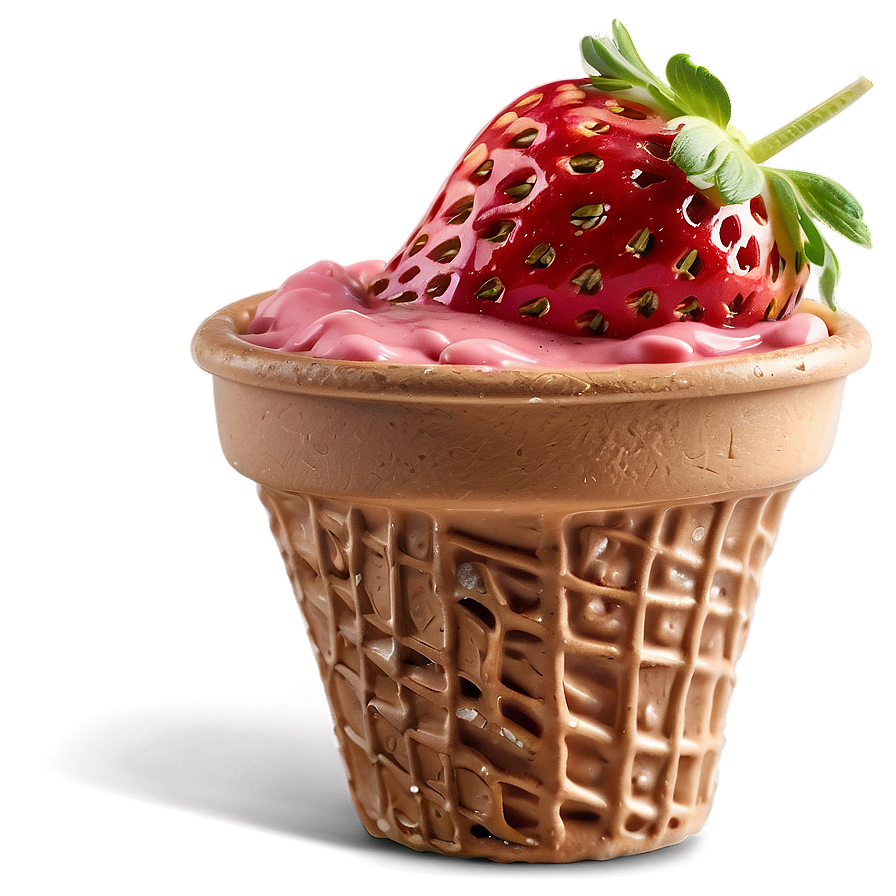 Strawberry Ice Cream Bowl PNG 20 PNG with transparent background
