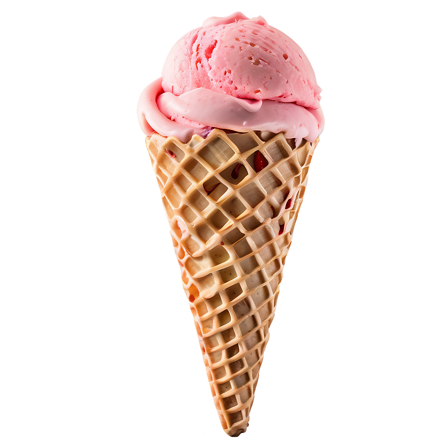 Strawberry Ice Cream Cone Png Nyt