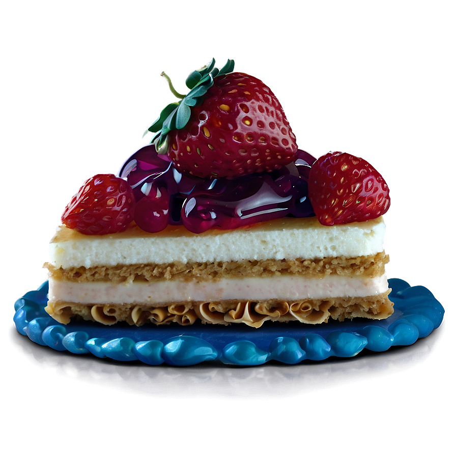 Strawberry Jelly Cake Png 5