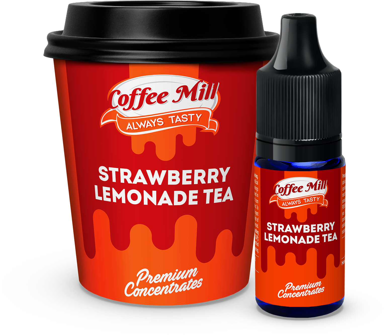 Strawberry Lemonade Tea Concentrate Packaging