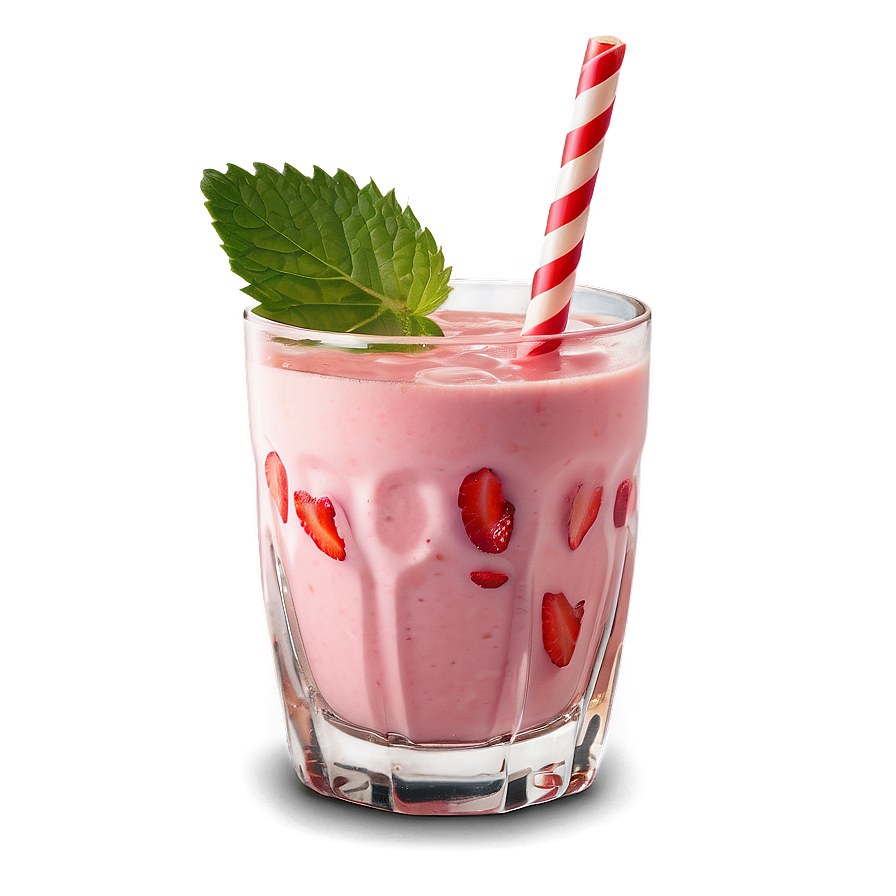 Strawberry Milk Cocktail Png Pdq