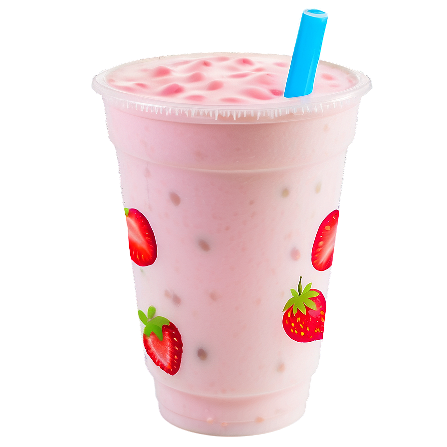 Strawberry Milk Tea Png Ugn54