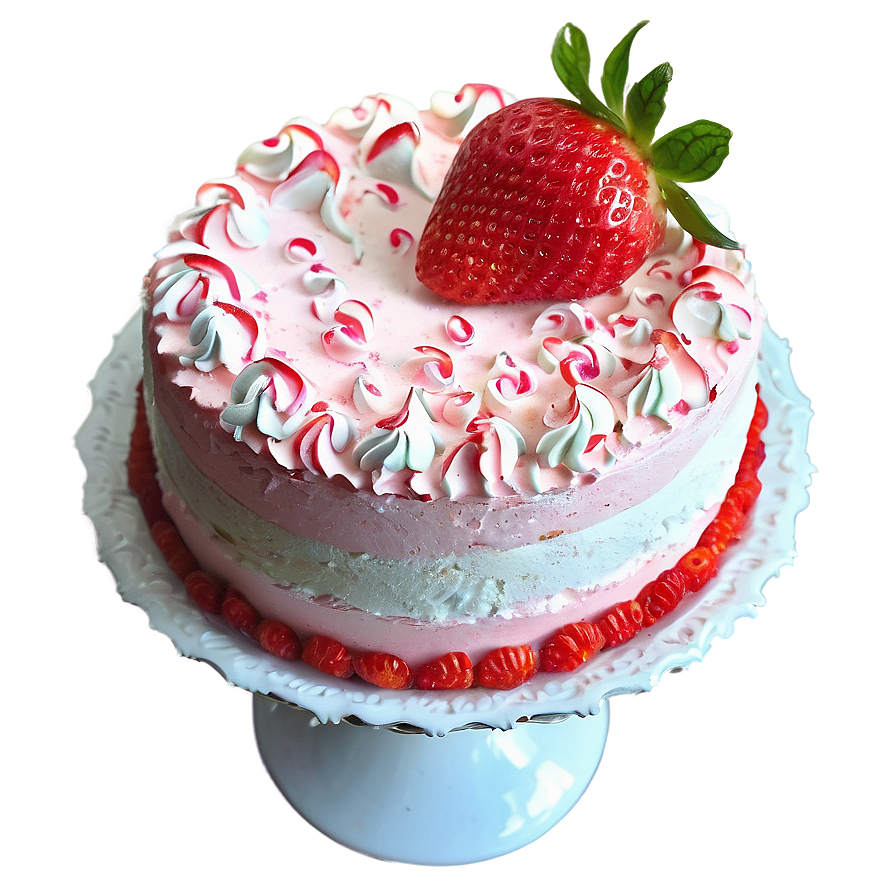 Strawberry Mousse Cake Png 17