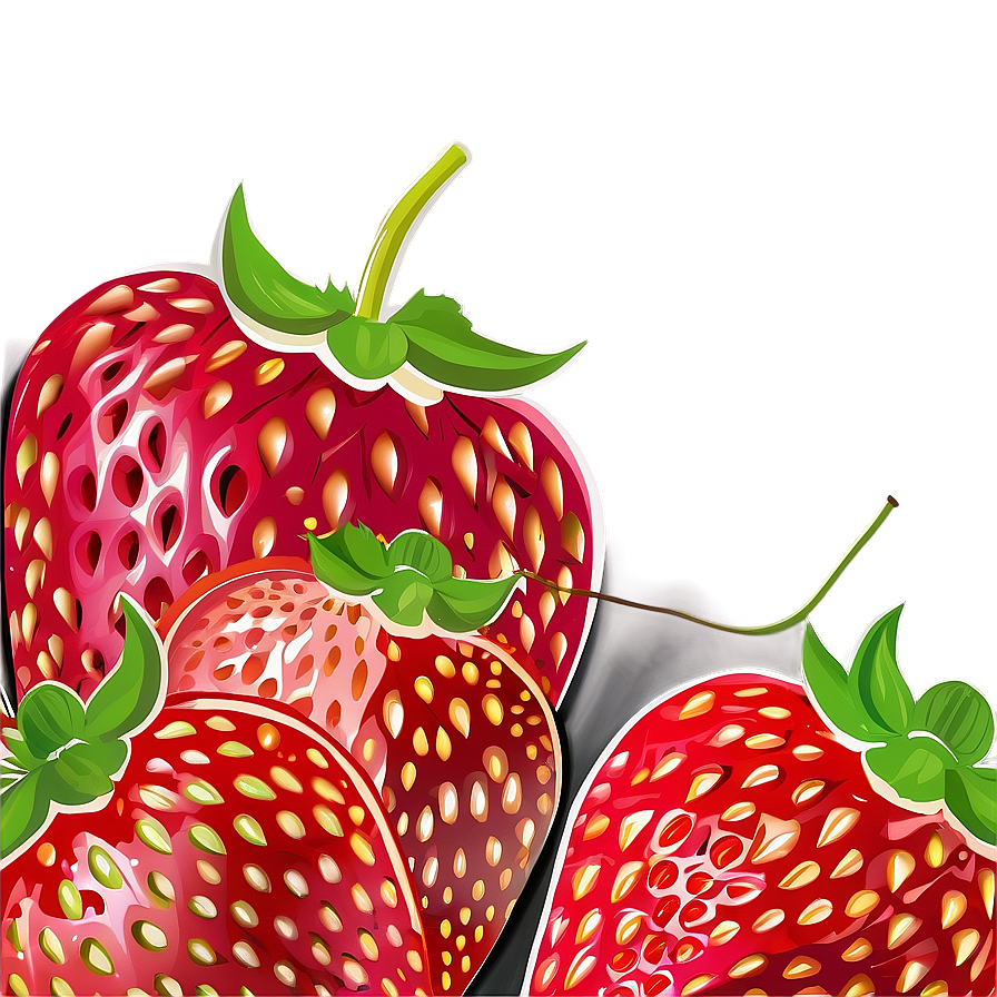 Strawberry Outline Png Fhg