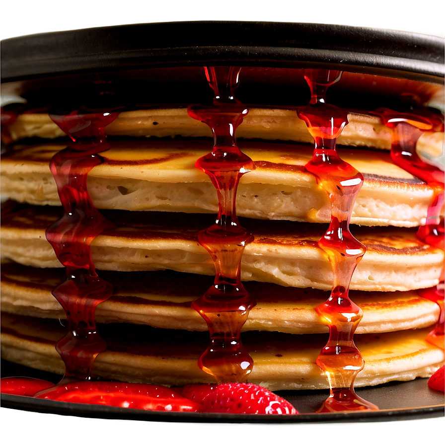 Strawberry Pancakes PNG 05232024 PNG image with a transparent background, free high-resolution download