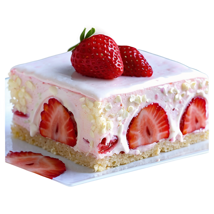 Strawberry Sheet Cake Png Qix85