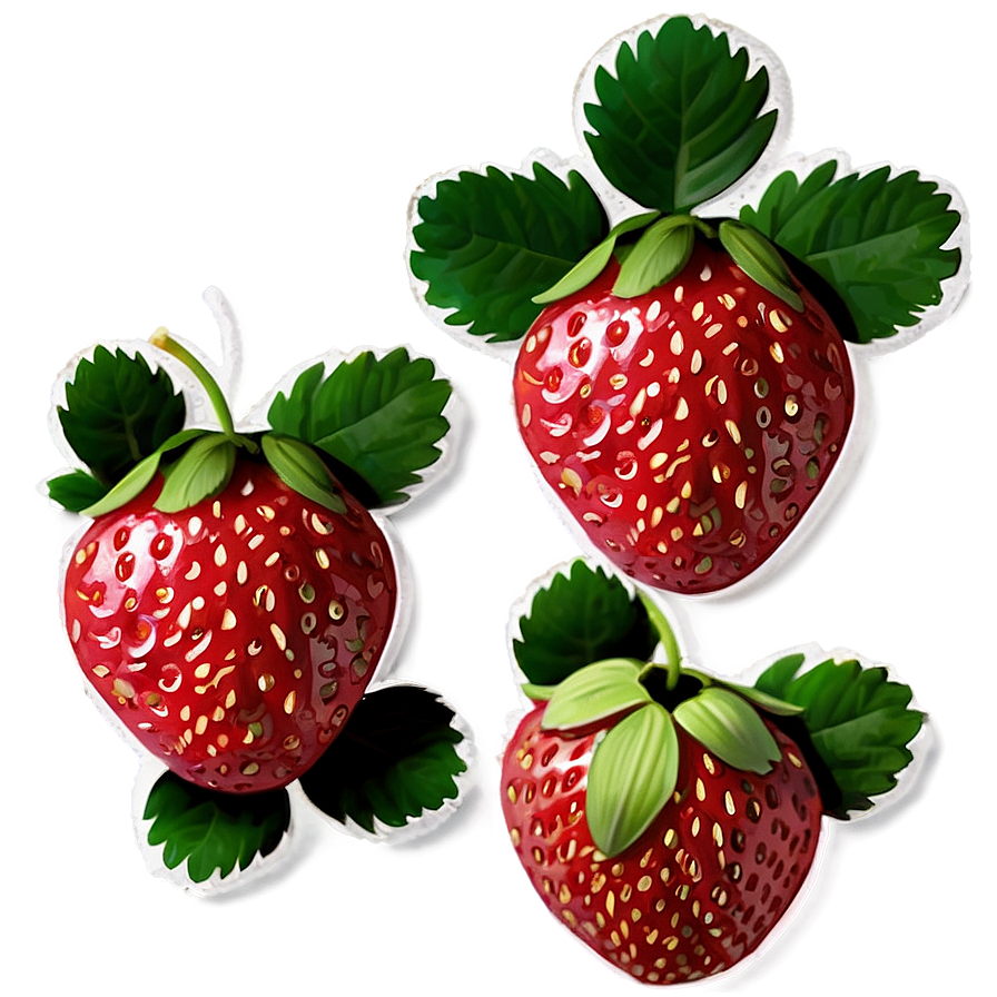 Strawberry Sweetness Cute Png 64