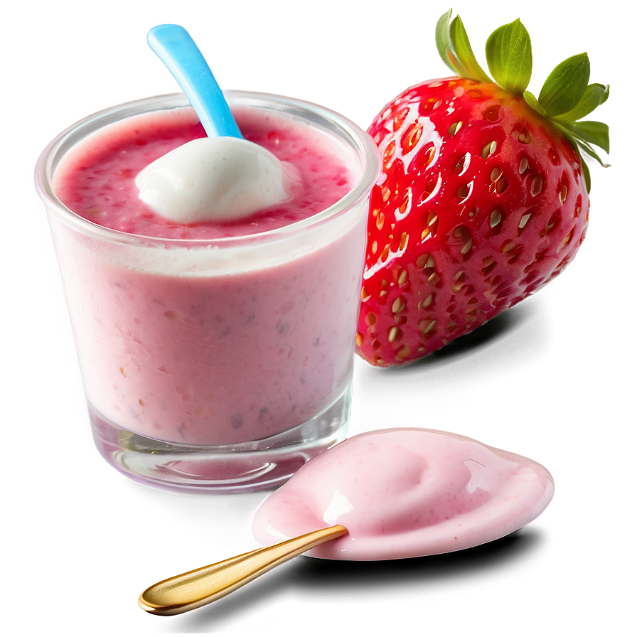 Strawberry Yogurt Png Rgy53