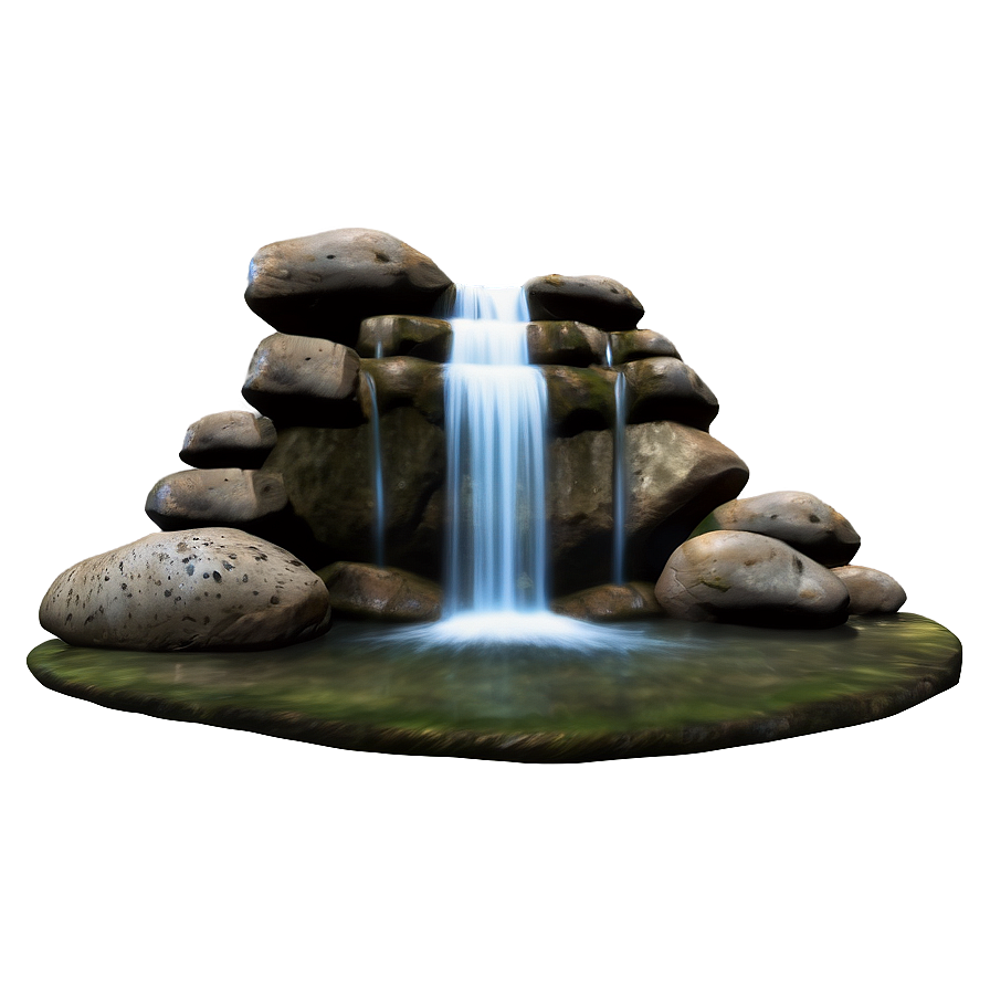 Stream and Waterfall Combo PNG ipg PNG with transparent background