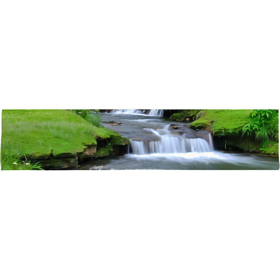 Stream and Waterfall Combo PNG job PNG with transparent background