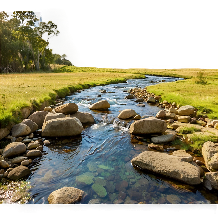 Stream in Historical Site PNG vfv38 PNG with transparent background
