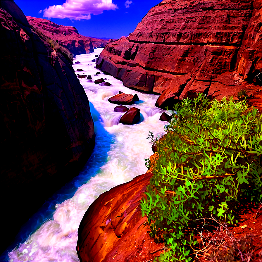 Stream through Canyon PNG adt PNG with transparent background