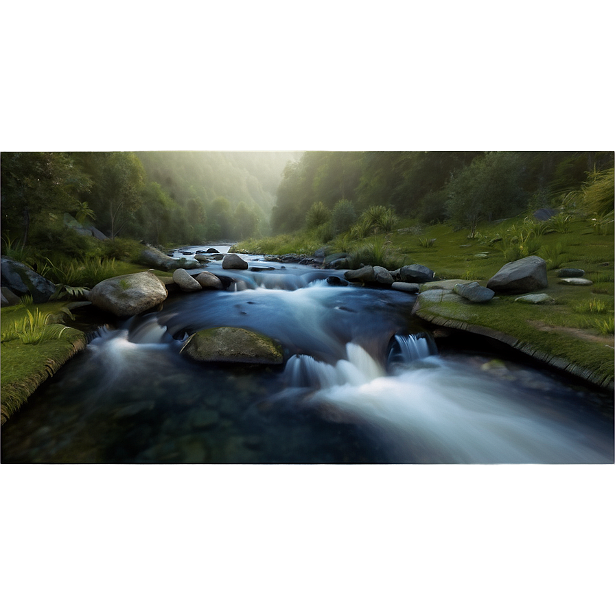 Stream through Canyon PNG vdt PNG with transparent background