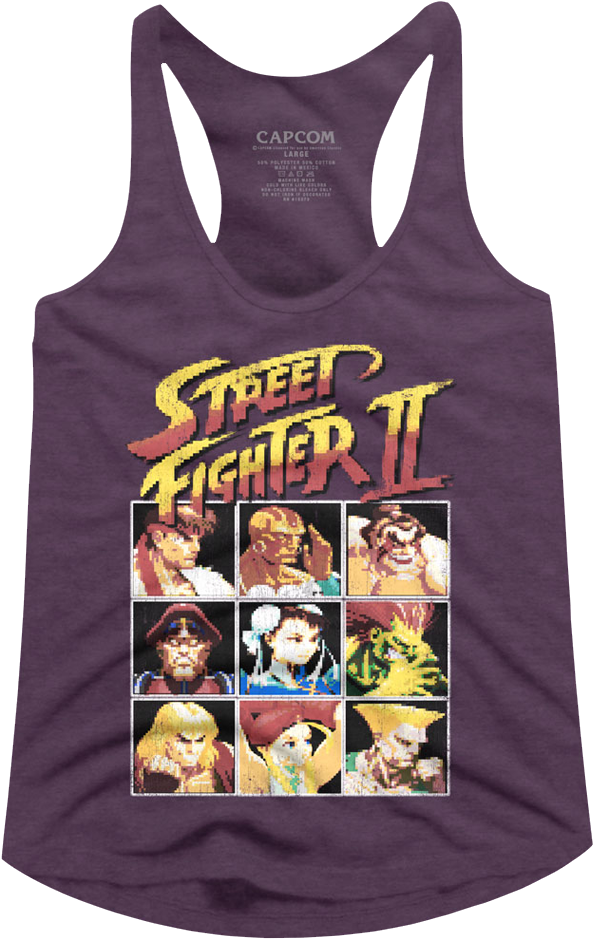 Street Fighter I I Tank Top Design