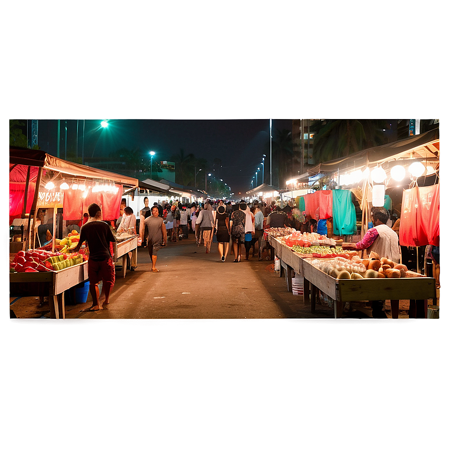 Street Night Market PNG 06112024 PNG with transparent background