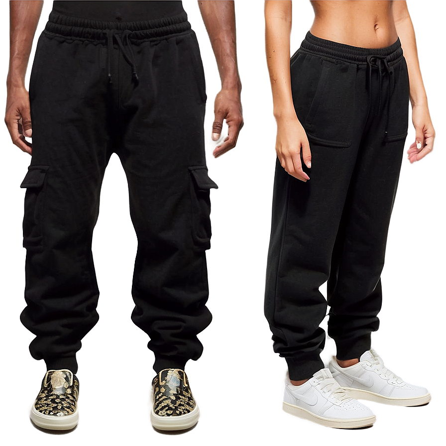 Street Style Black Sweatpants Png Fox24