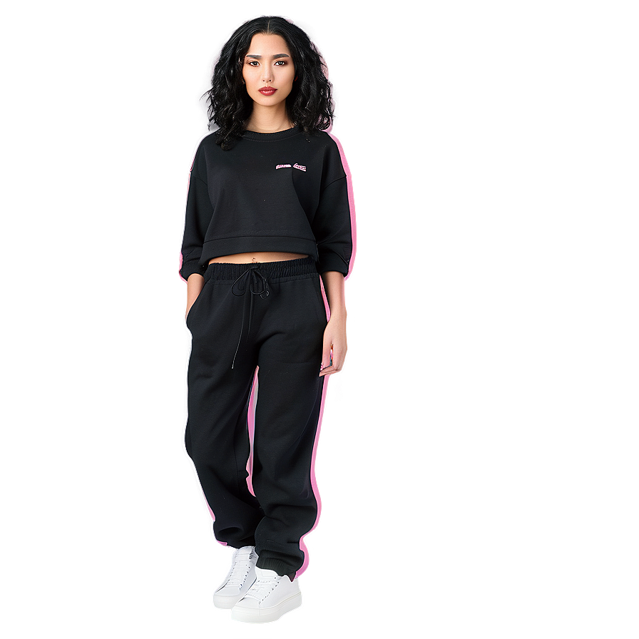 Street Style Black Sweatpants Png Wut