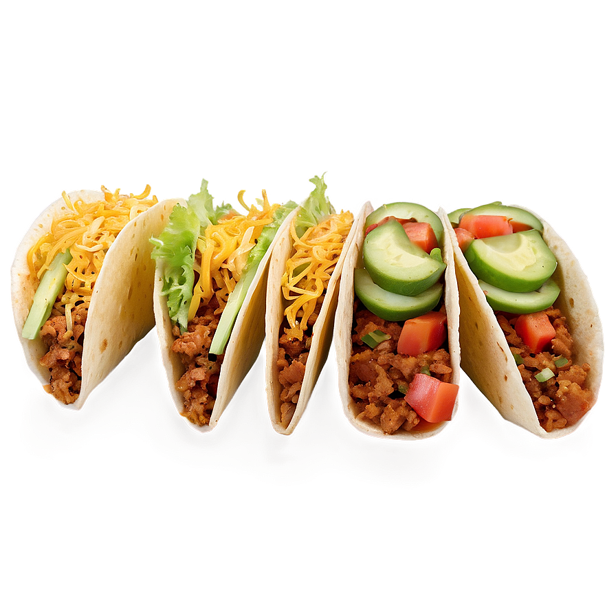 Street Style Tacos PNG 05232024 PNG with transparent background