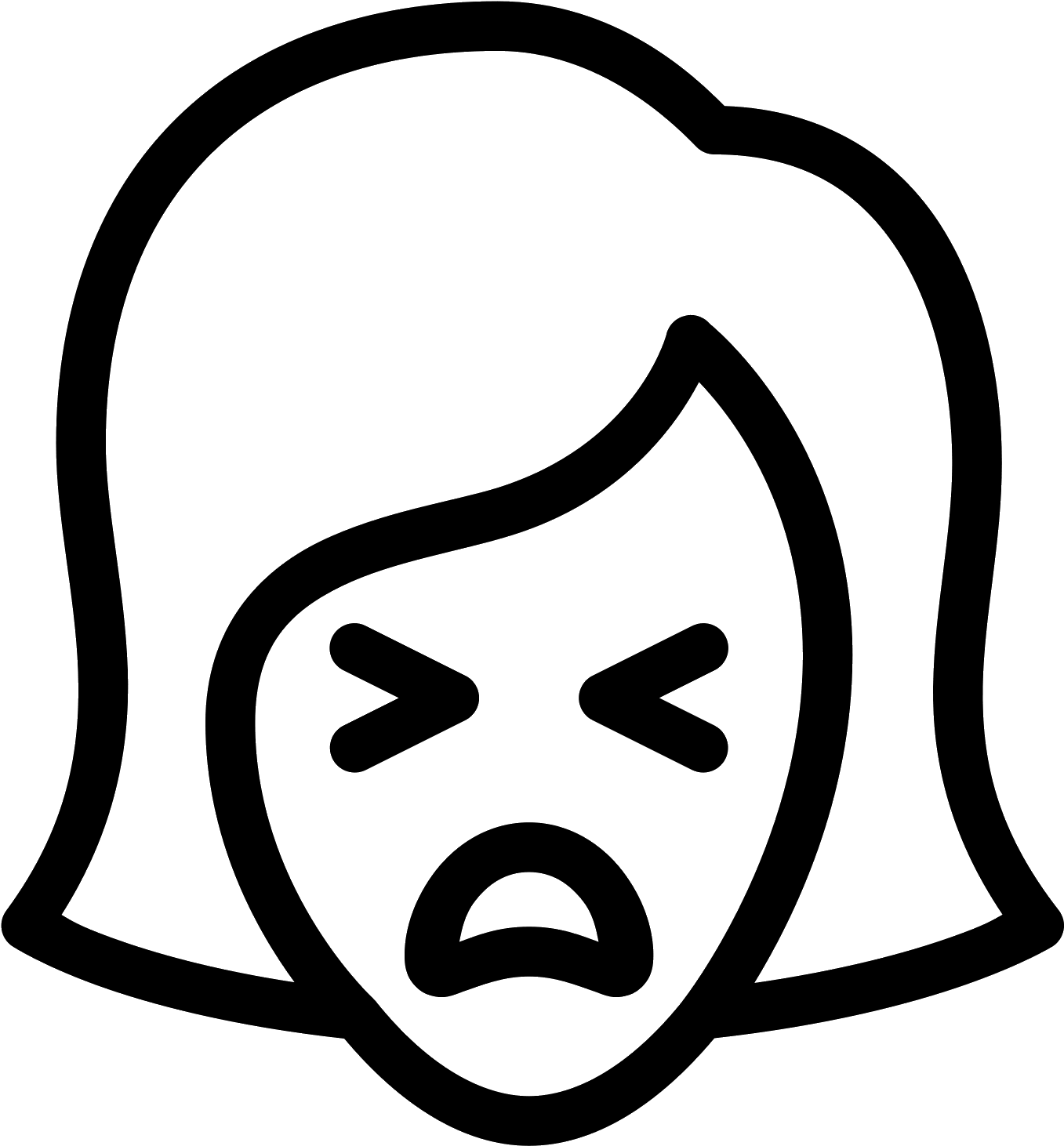 Thumb Image - White Stress Face Clipart, HD Png Download PNG with transparent background