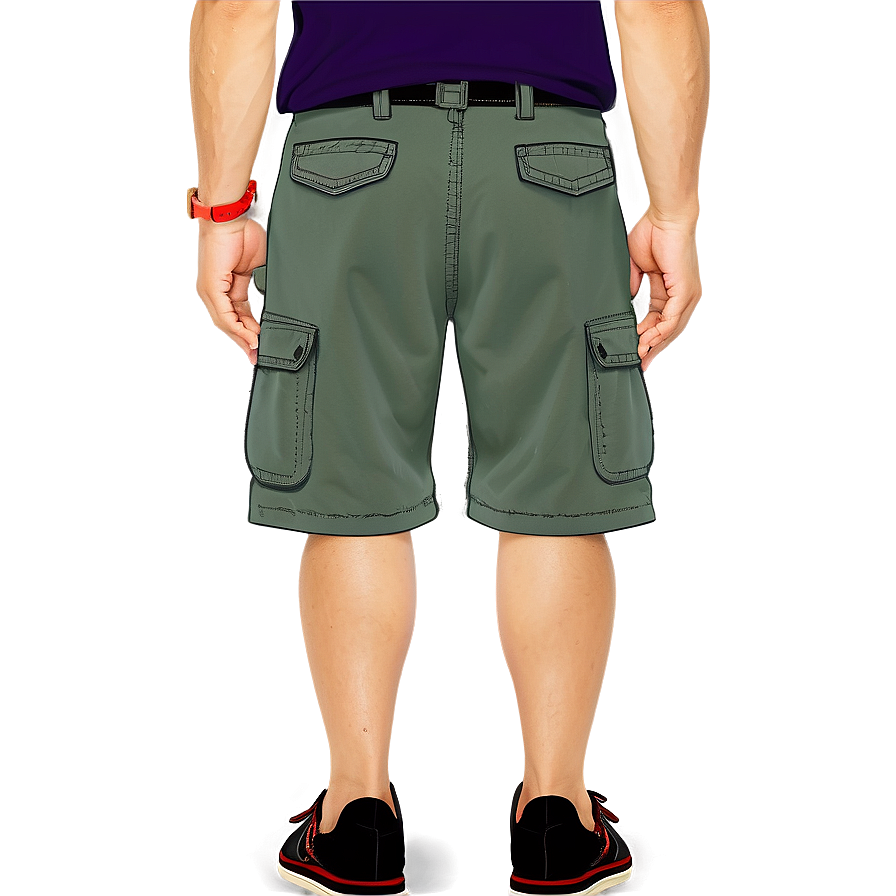 Stretch Cargo Shorts Png Aas