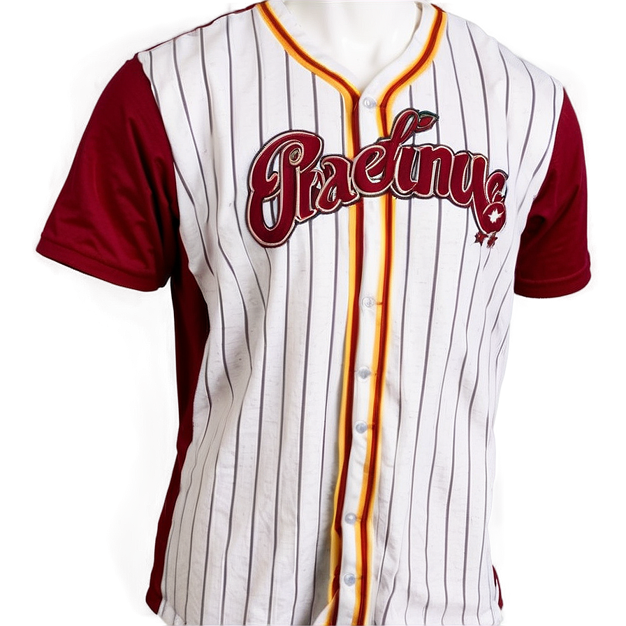 Striped Baseball Jersey Png 06282024