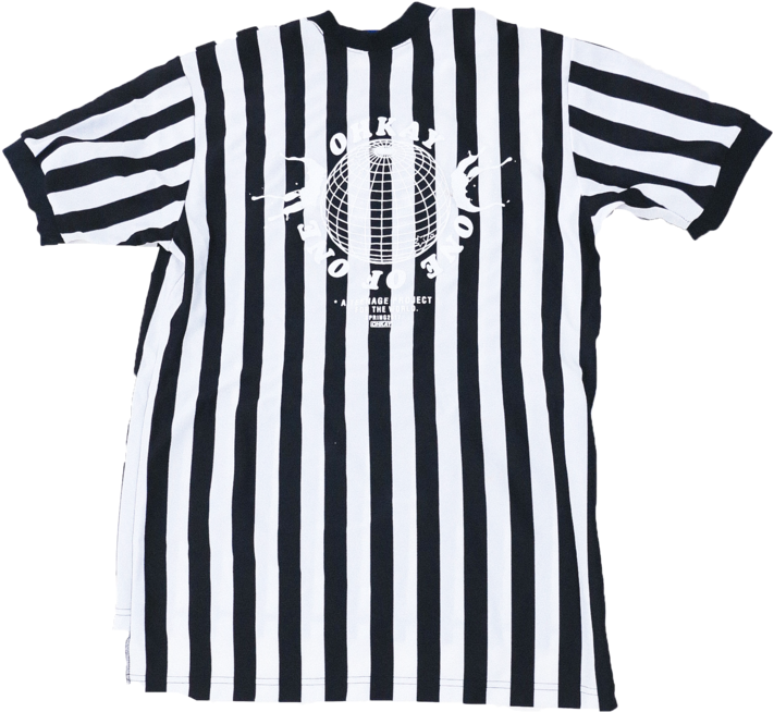 Striped Blackand White T Shirt