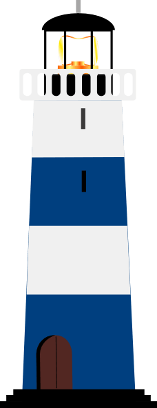 Building Clipart Blue Lighthouse Clipart Gallery ~ - Lighthouse Clip Art PNG with transparent background