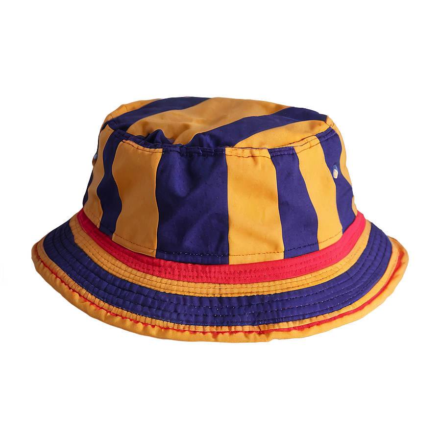 Striped Bucket Hat Png Xkb