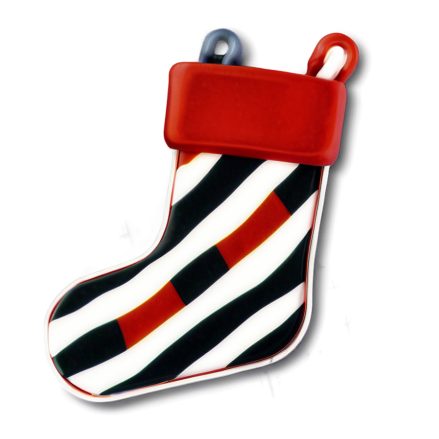 Striped Christmas Stocking Png 06132024