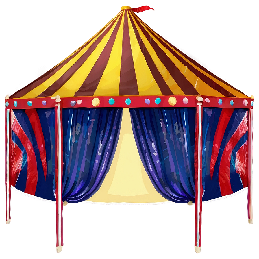 Striped Circus Tent Png Cip99