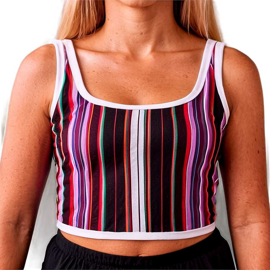 Striped Crop Top Png 05252024