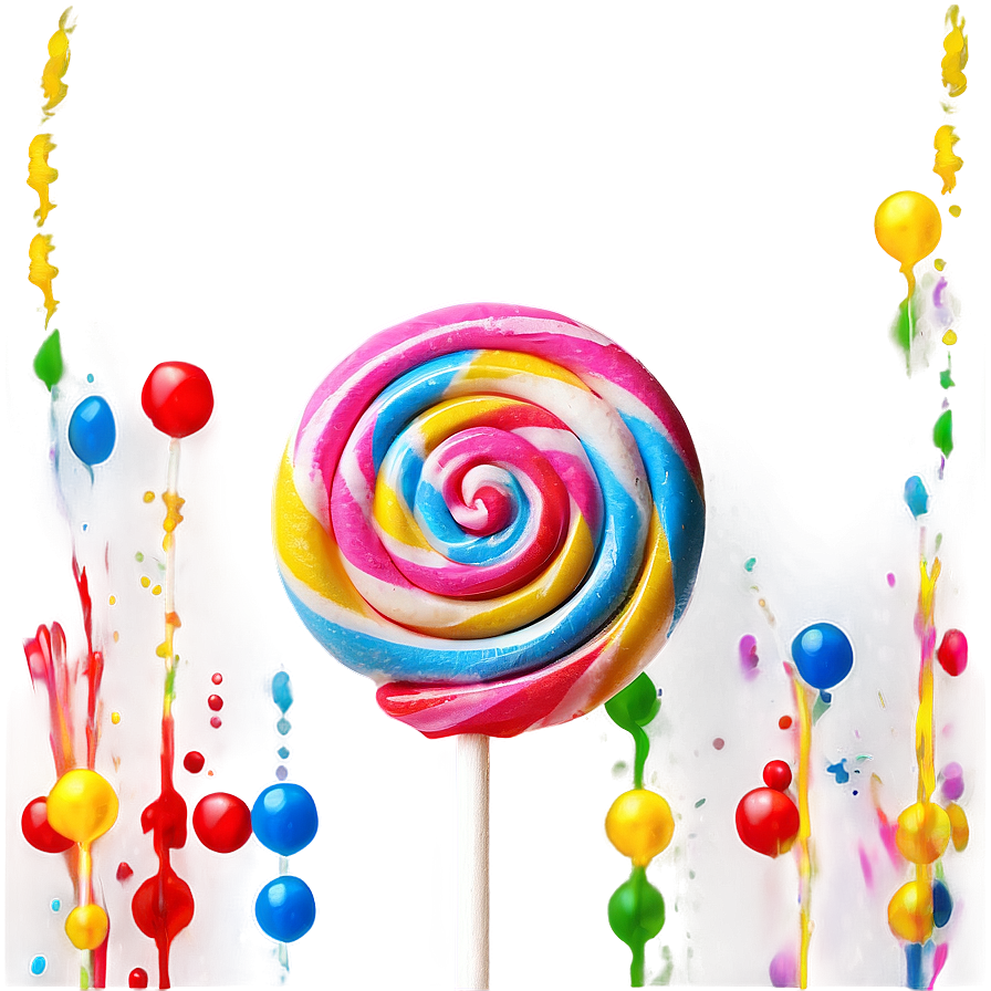 Striped Lollipop Png 16