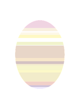 Striped Pastel Eggon Black Background PNG with transparent background
