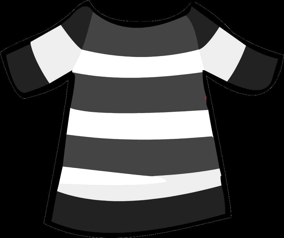 Striped Shirt Graphic PNG with transparent background