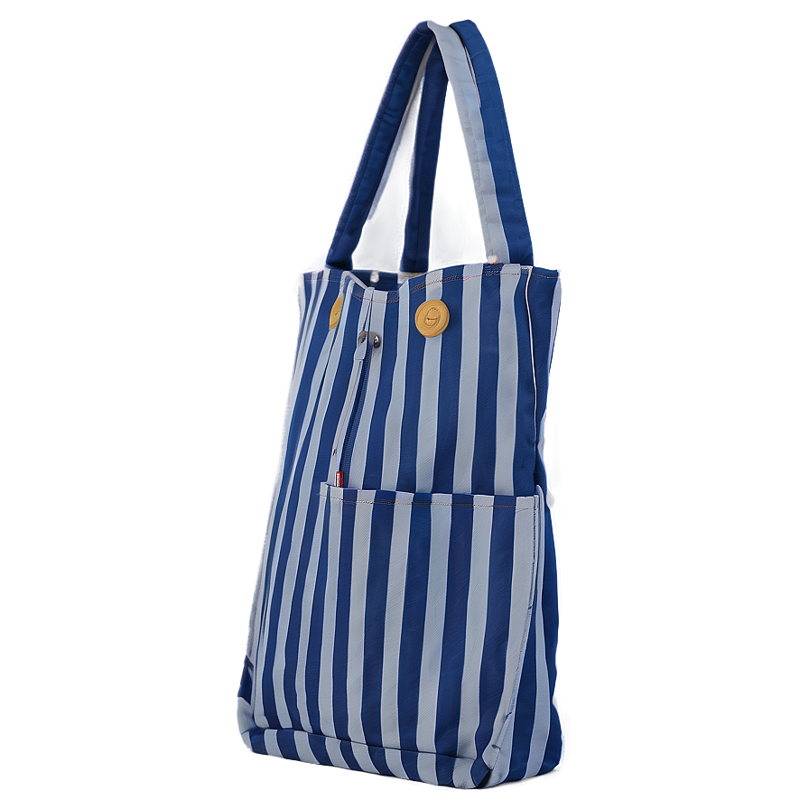 Striped Tote Bag Png 05252024