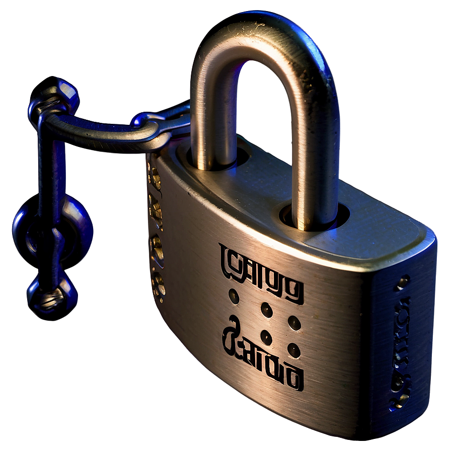 Strong Iron Padlock Png 76