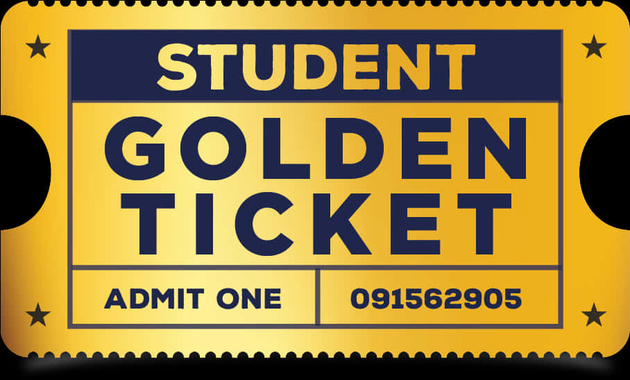 Student Golden Ticket, HD Png Download PNG image with a transparent background, free high-resolution download