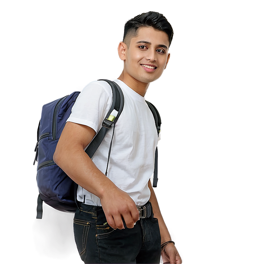 Student With Backpack Png Vnq5